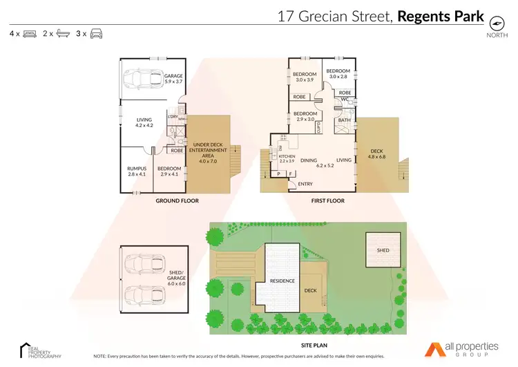 Floorplan of Homely house listing, 17 Grecian Street, Regents Park QLD 4118
