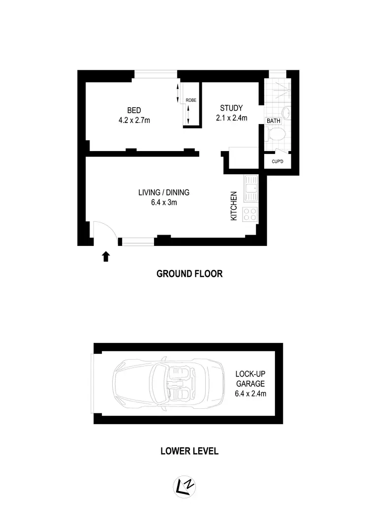 Floorplan of Homely apartment listing, 3/13-15 Glen Street, Marrickville NSW 2204