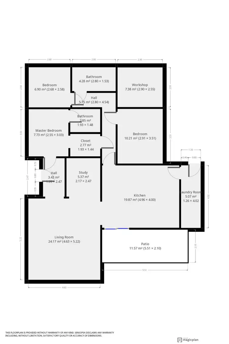 Floorplan of Homely house listing, 15 Tower Square, Warrnambool VIC 3280