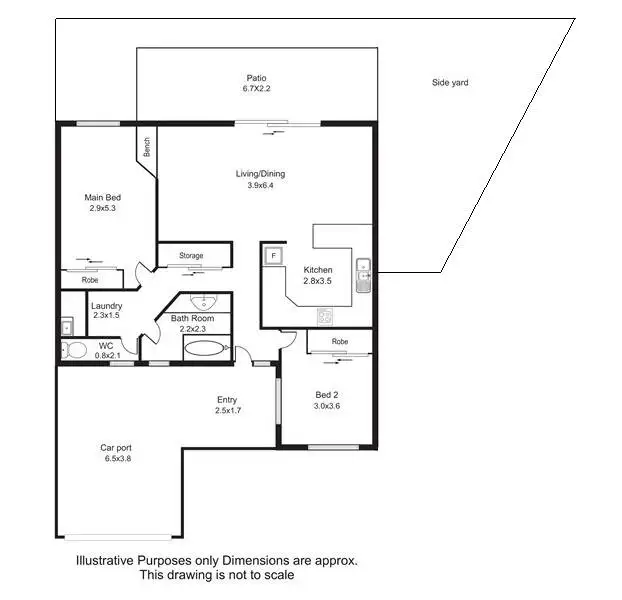 Floorplan of Homely unit listing, 6/30 Springfield Crescent, Manoora QLD 4870