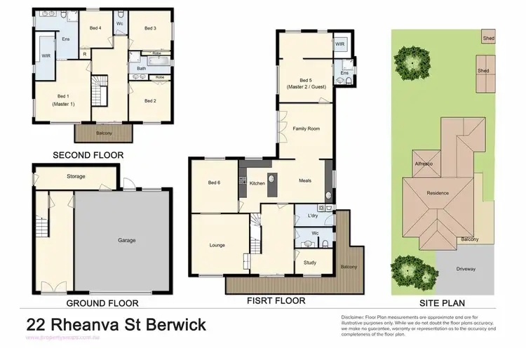 Floorplan of Homely house listing, 22 Rheanva Street, Berwick VIC 3806