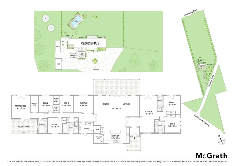 Floorplan of Homely rural property listing, 15 Riverlea Road, Mudgee NSW 2850