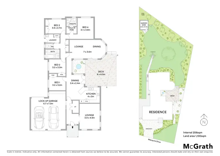 Floorplan of Homely house listing, 8 Macquarie Drive, Mudgee NSW 2850