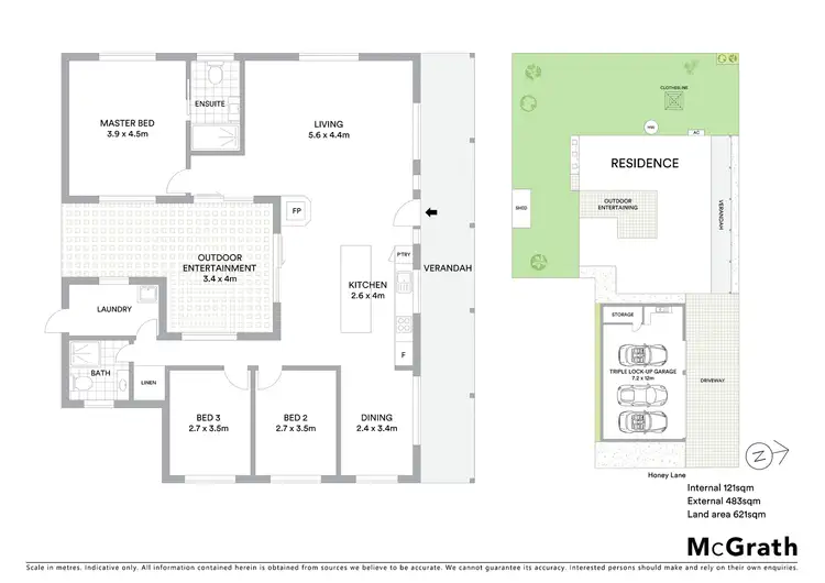 Floorplan of Homely house listing, 22 Honey Lane, Mudgee NSW 2850