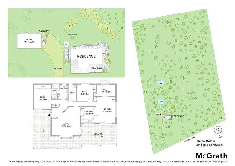 Floorplan of Homely rural property listing, 69 Wilson Road, Mudgee NSW 2850