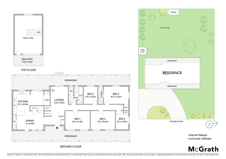 Floorplan of Homely house listing, 6 Grevillea Street, Gulgong NSW 2852