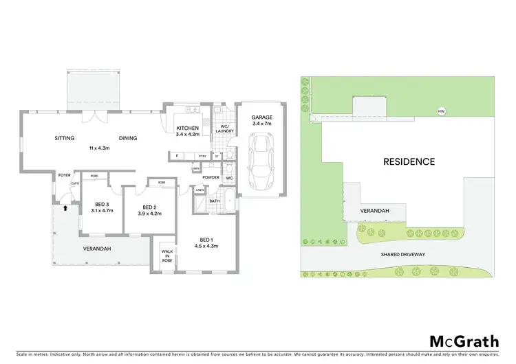 Floorplan of Homely unit listing, 1/16 Rheinberger Avenue, Mudgee NSW 2850