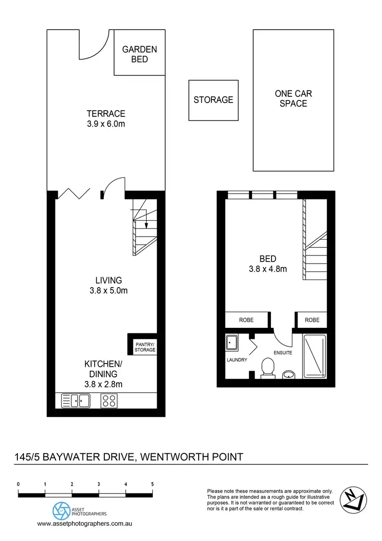 Floorplan of Homely apartment listing, 145/5 Baywater Drive, Wentworth Point NSW 2127