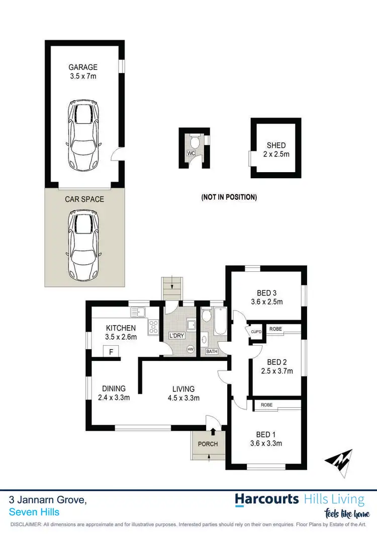 Floorplan of Homely house listing, 3 Jannarn Grove, Seven Hills NSW 2147