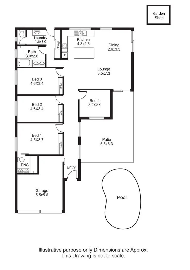 Floorplan of Homely house listing, 66 Morgan Street, Yorkeys Knob QLD 4878