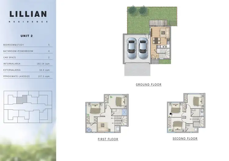 Floorplan of Homely house listing, 2/3-5 Lillian Street, Clayton VIC 3168