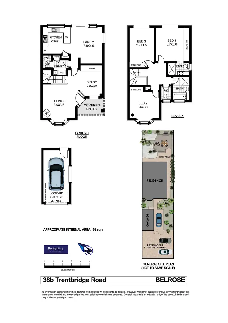 Floorplan of Homely townhouse listing, 38b Trentbridge Road, Belrose NSW 2085