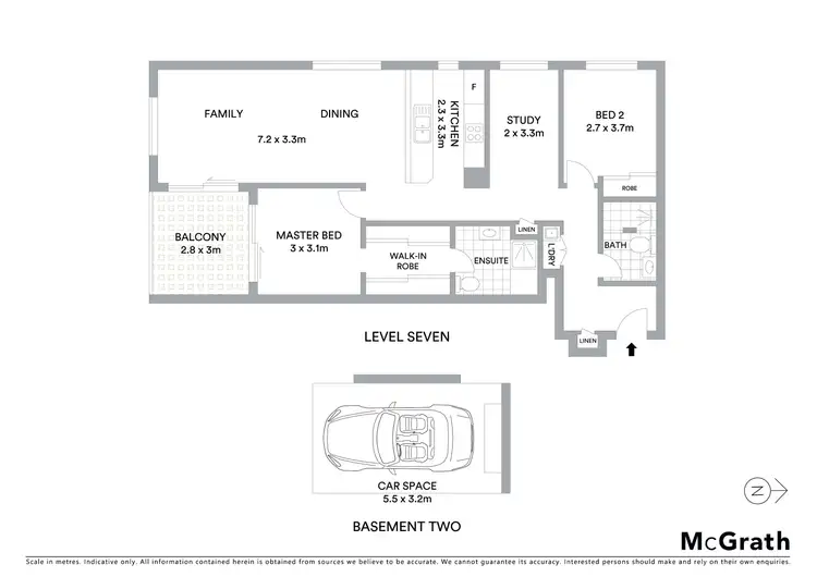 Floorplan of Homely unit listing, 707/48 Atchison Street, St Leonards NSW 2065