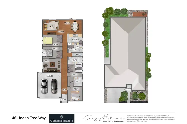 Floorplan of Homely house listing, 46 Linden Tree Way, Cranbourne North VIC 3977