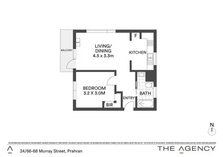 Floorplan of Homely apartment listing, 24/66-68 Murray Street, Prahran VIC 3181