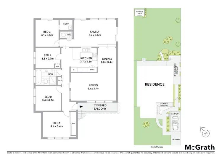 Floorplan of Homely house listing, 8 Bristol Parade, Farmborough Heights NSW 2526