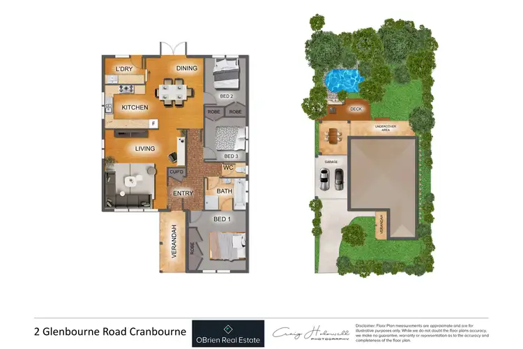 Floorplan of Homely house listing, 2 Glenbourne Road, Cranbourne VIC 3977