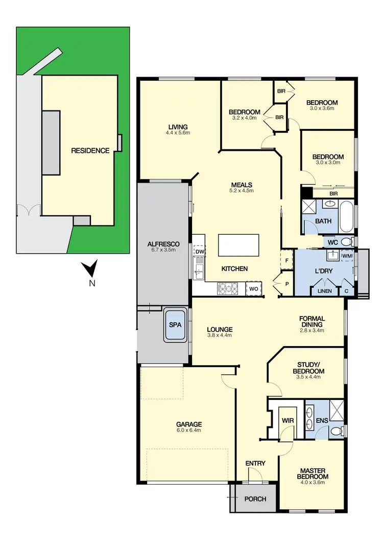 Floorplan of Homely house listing, 25 Cuthbert Drive, Hillside VIC 3037