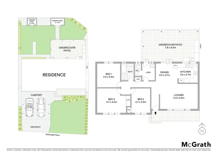 Floorplan of Homely house listing, 9 Wollongba Place, Toormina NSW 2452