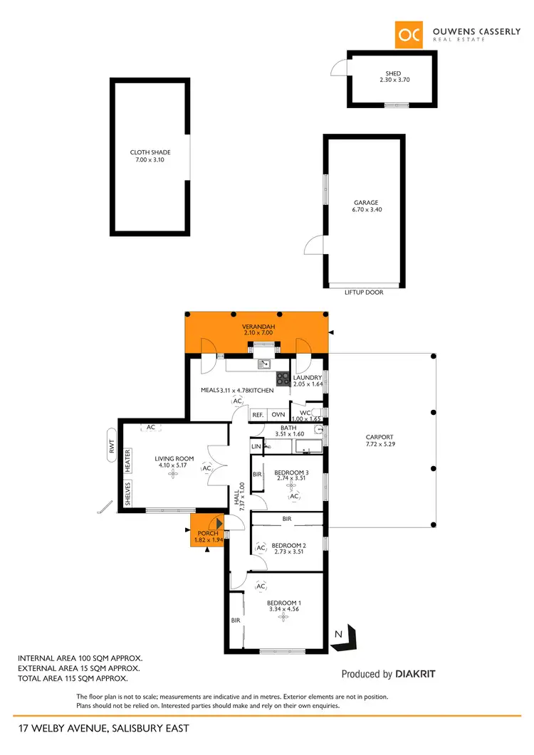 Floorplan of Homely house listing, 17 Welby Avenue, Salisbury East SA 5109