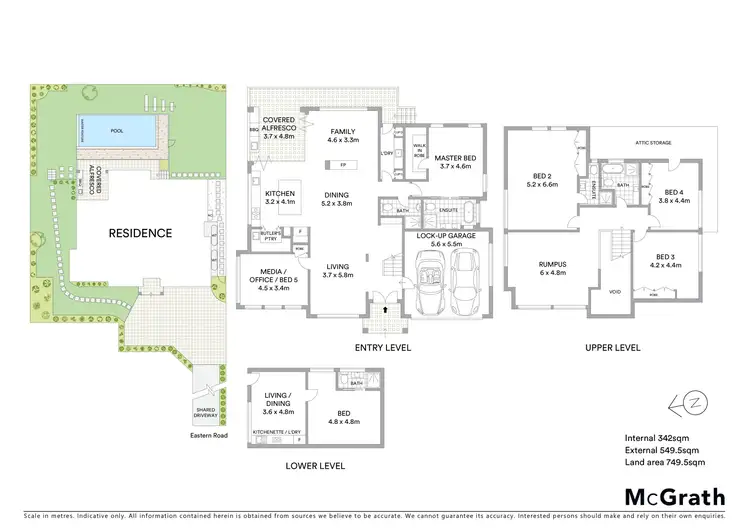Floorplan of Homely house listing, 183A Eastern Road, Wahroonga NSW 2076
