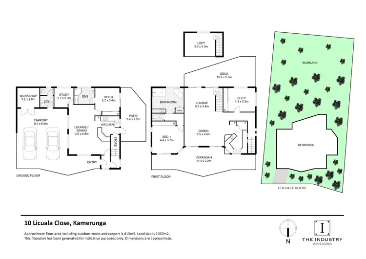 Floorplan of Homely house listing, 10 Licuala Close, Kamerunga QLD 4870