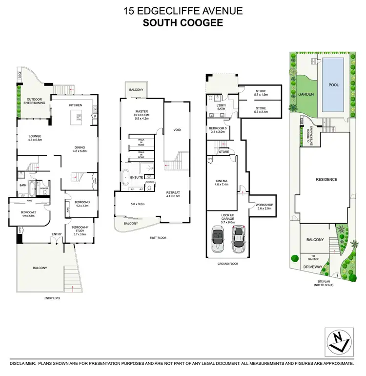 Floorplan of Homely house listing, 15 Edgecliffe Avenue, South Coogee NSW 2034