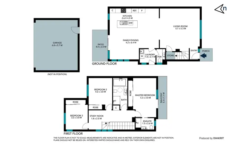 Floorplan of Homely townhouse listing, 17 Mareborne Street, Epping VIC 3076