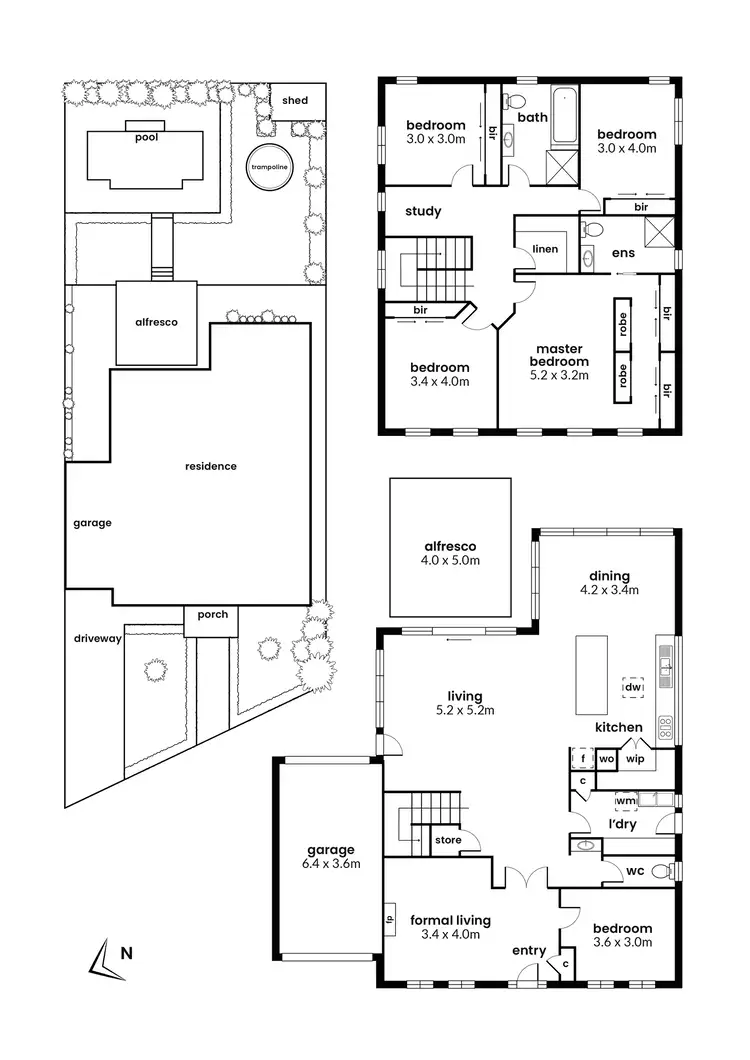 Floorplan of Homely house listing, 56 Merrett Drive, Williamstown VIC 3016