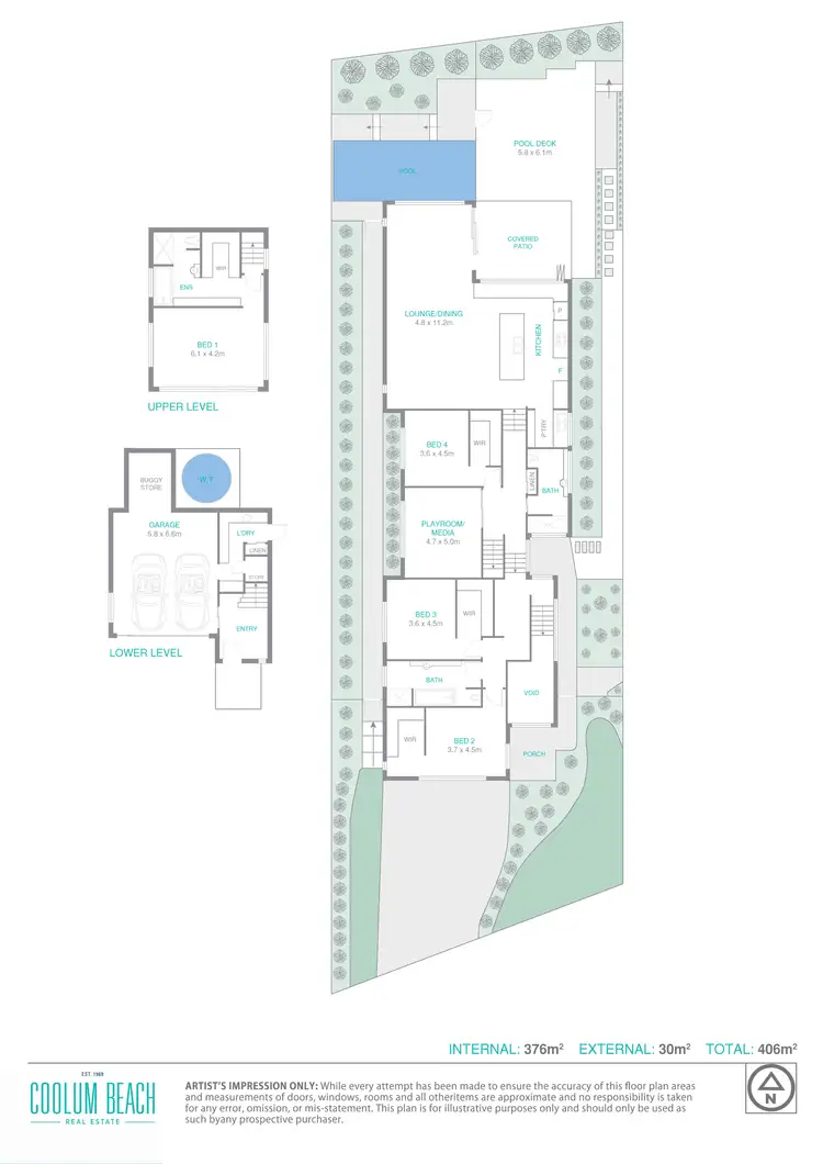 Floorplan of Homely house listing, 5 Bonment Road, Yaroomba QLD 4573