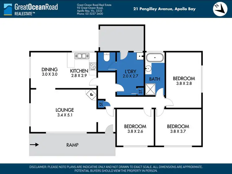 Floorplan of Homely house listing, 21 Pengilley Avenue, Apollo Bay VIC 3233