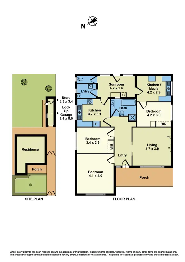 Floorplan of Homely house listing, 10 Kathleen Court, Sunshine VIC 3020