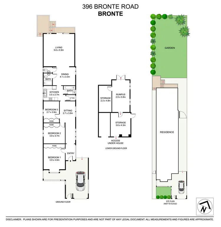 Floorplan of Homely house listing, 396 Bronte Road, Bronte NSW 2024