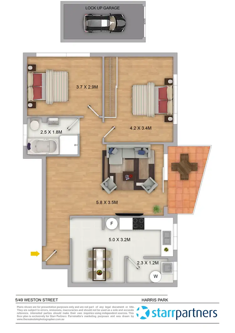 Floorplan of Homely apartment listing, 5/49 Weston Street, Harris Park NSW 2150