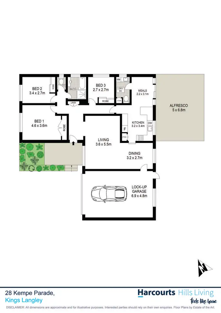Floorplan of Homely house listing, 28 Kempe Parade, Kings Langley NSW 2147