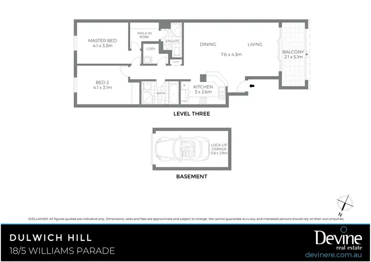 Floorplan of Homely apartment listing, 18/5 Williams Parade, Dulwich Hill NSW 2203