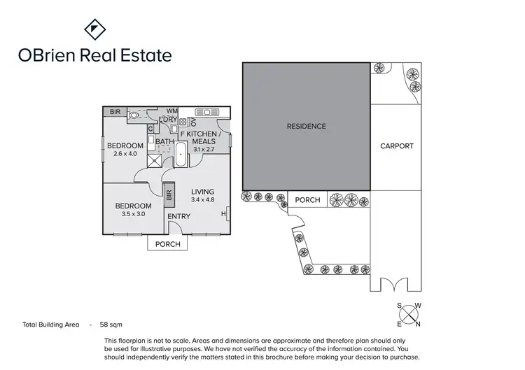 Floorplan of Homely unit listing, 6/150 Como Parade, Parkdale VIC 3195