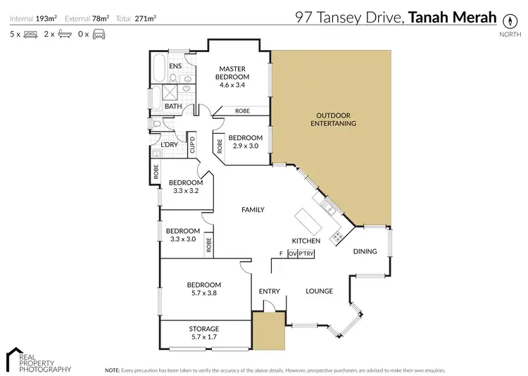 Floorplan of Homely house listing, 97 Tansey Drive, Tanah Merah QLD 4128