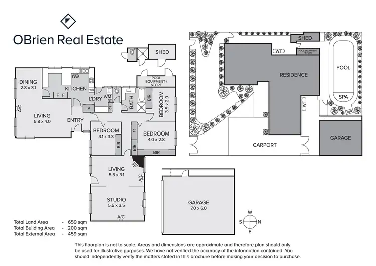 Floorplan of Homely house listing, 56 Balmoral Drive, Parkdale VIC 3195