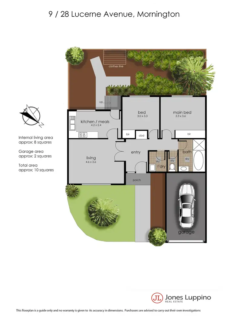Floorplan of Homely unit listing, 9/28 Lucerne Avenue, Mornington VIC 3931