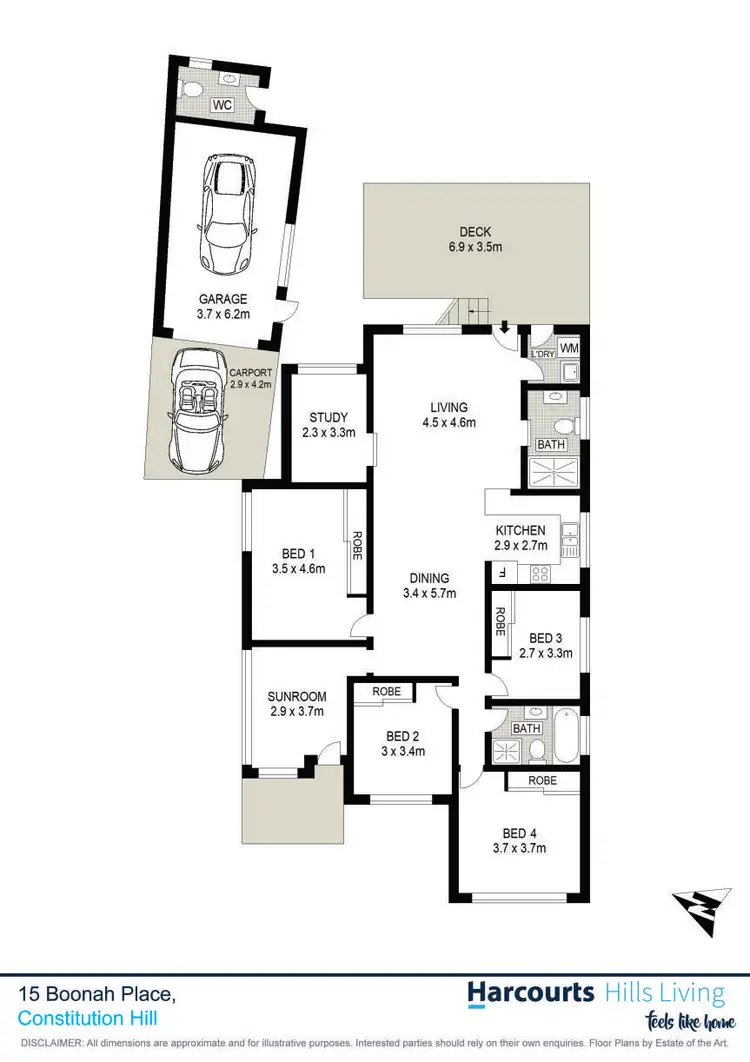 Floorplan of Homely house listing, 15 Boonah Street, Constitution Hill NSW 2145