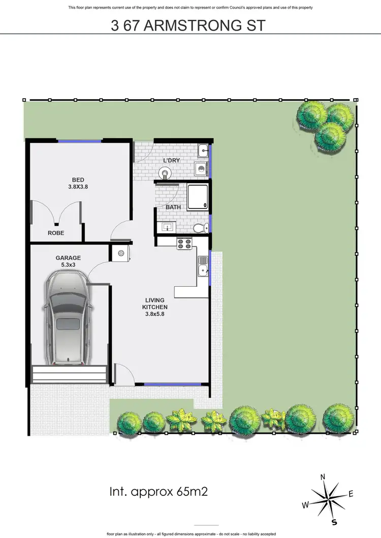 Floorplan of Homely unit listing, 3/67 Armstrong Street, Suffolk Park NSW 2481