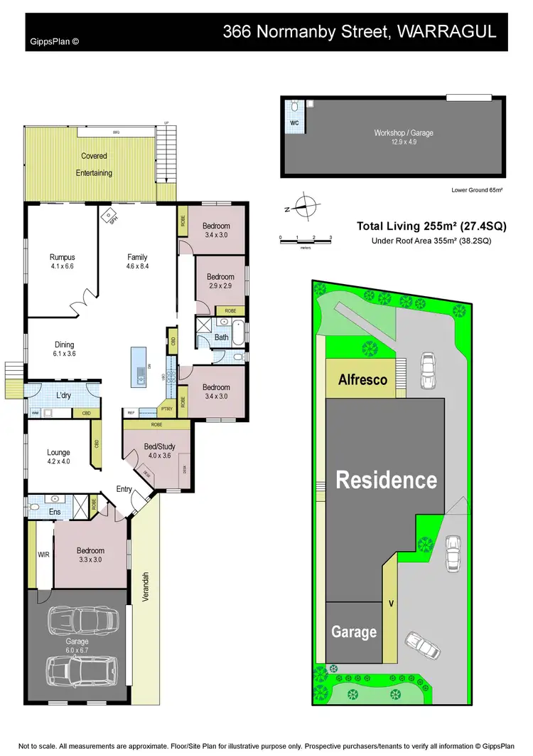 Floorplan of Homely house listing, 366 Normanby Street, Warragul VIC 3820