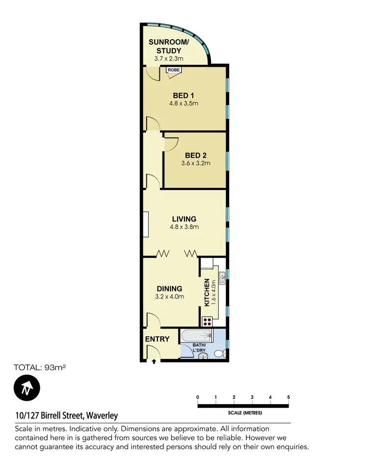 Floorplan of Homely apartment listing, 10/127 Birrell Street, Waverley NSW 2024