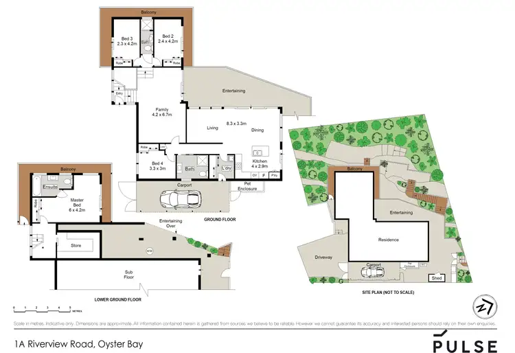 Floorplan of Homely house listing, 1a Riverview Road, Oyster Bay NSW 2225