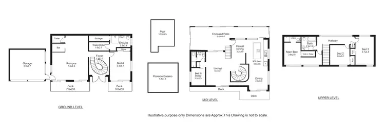 Floorplan of Homely house listing, 94 Hillview Crescent, Whitfield QLD 4870