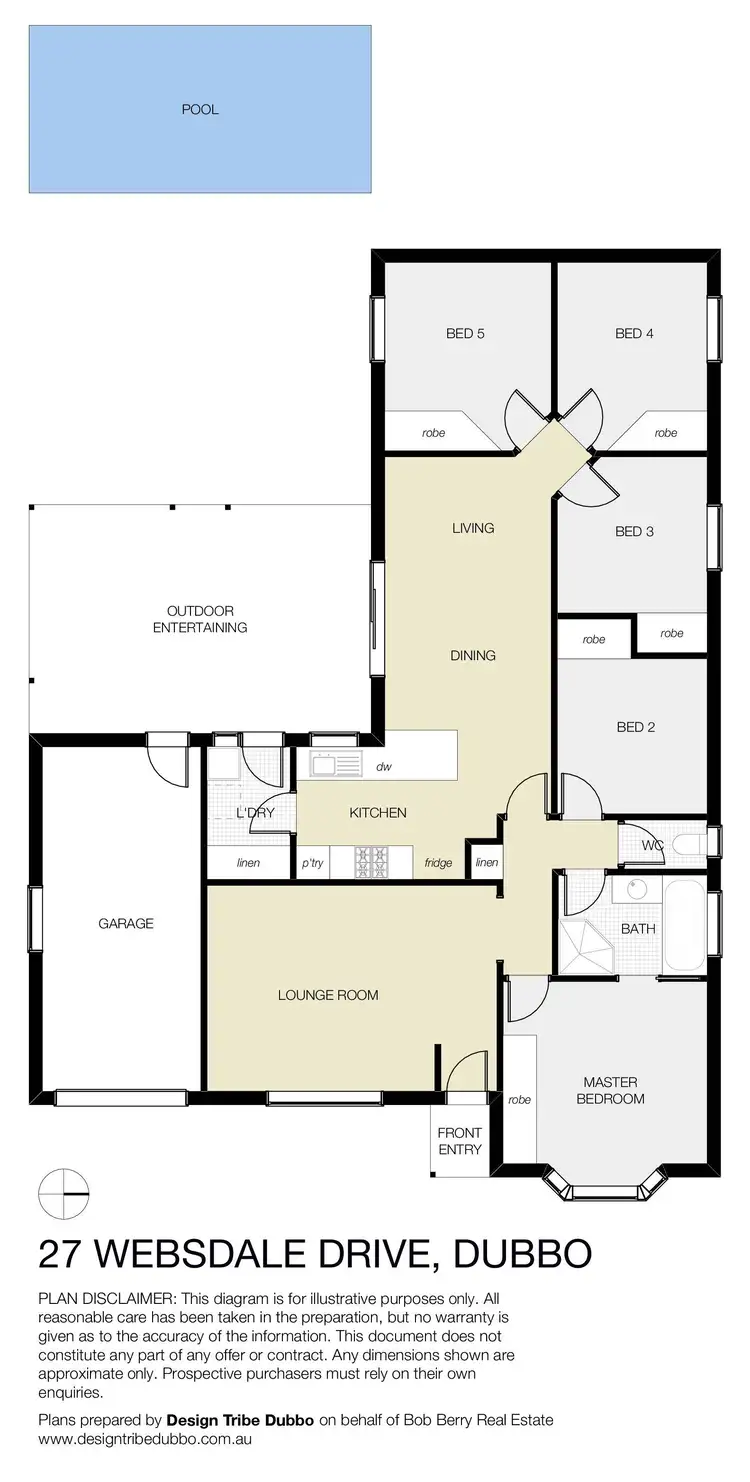Floorplan of Homely house listing, 27 Websdale Drive, Dubbo NSW 2830