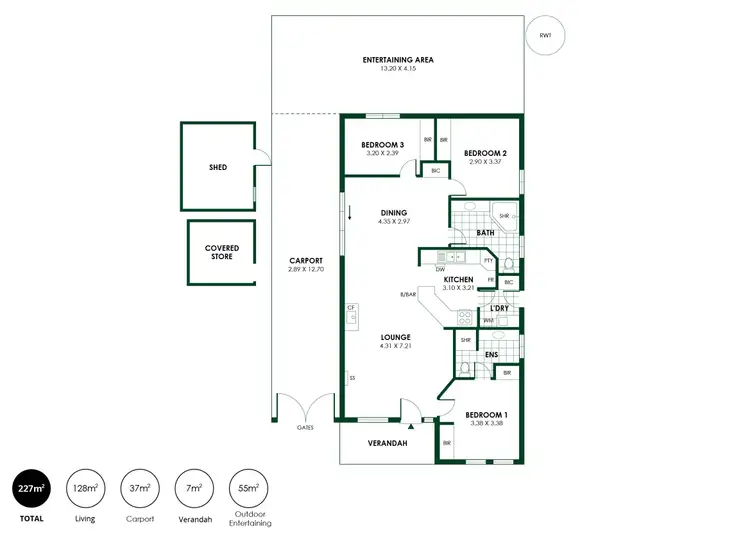 Floorplan of Homely house listing, 3/5 Ridge Road, Woodside SA 5244