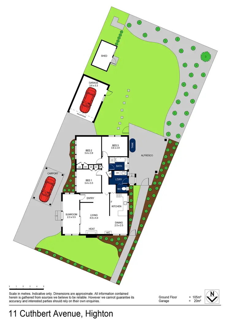 Floorplan of Homely house listing, 11 Cuthbert Avenue, Highton VIC 3216