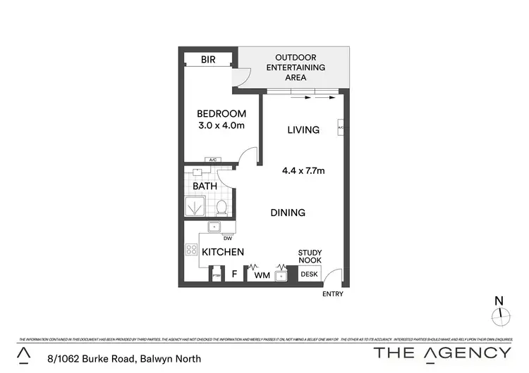 Floorplan of Homely apartment listing, 8/1062 Burke Road, Balwyn North VIC 3104